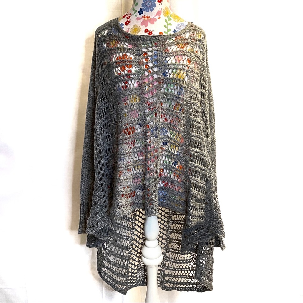 Grace & Lace Loose Knit Two-Fit Sweater - Picture 3 of 5